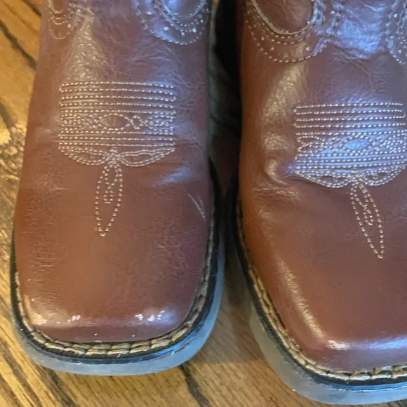 Durango Rodeo Brown Kids' Western Boots - Picture 9 of 10